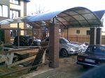 Автонавес из поликарбоната фото