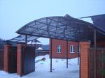 Автонавес из поликарбоната фото