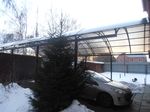 Автонавес из поликарбоната фото