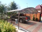 Автонавес из поликарбоната фото