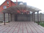 Автонавес из поликарбоната фото