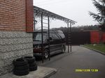 Автонавес из поликарбоната фото