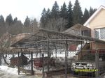 Автонавес из поликарбоната фото