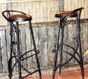 Образец кованого барного стула №6