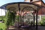 Фото кованой беседки Кованая беседка фото