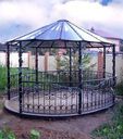 Фото кованой беседки Кованая беседка фото