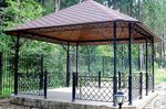 Фото кованой беседки Кованая беседка фото