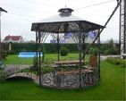 Фото кованой беседки Кованая беседка фото