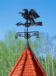 Кованый флюгер фото
