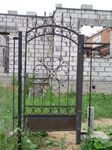 Фотография кованой калитки Кованая калитка фото