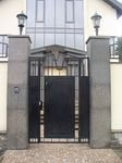 Фотография кованой калитки Кованая калитка фото