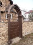 Фотография кованой калитки Кованая калитка фото