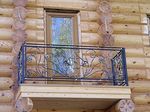 Кованое балконное ограждение фото