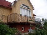 Кованое балконное ограждение фото