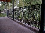 Кованое балконное ограждение фото