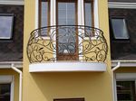 Кованое балконное ограждение фото