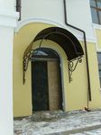 Фото кованого козырька Кованый козырек фото