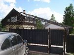 Фото кованого козырька Кованый козырек фото