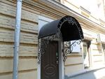 Фото кованого козырька Кованый козырек фото