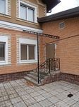 Козырек из поликарбоната фото