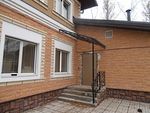 Козырек из поликарбоната фото