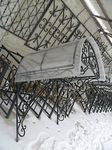 Козырек из поликарбоната фото