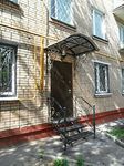 Козырек из поликарбоната фото