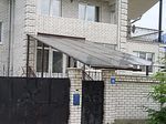 Козырек из поликарбоната фото