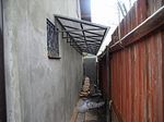 Козырек из поликарбоната фото