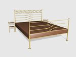 Эскиз кованой кровати №18 Эскиз кованой кровати №18