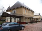 Навес над крыльцом из поликарбоната фото