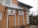 Навес над крыльцом из поликарбоната фото