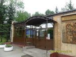 Навес над крыльцом из поликарбоната фото