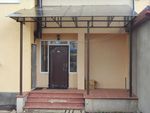 Навес над крыльцом из поликарбоната фото