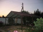 Навес металлический сварной фото
