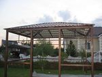Навес металлический сварной фото