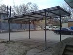 Навес металлический сварной фото