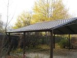 Навес металлический сварной фото