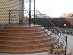 Кованые перила фото