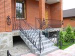 Кованые перила фото
