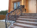 Кованые перила фото