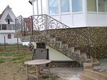 Кованые перила фото
