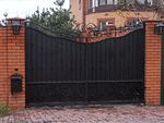 Кованые ворота фото