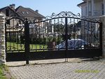 Кованые ворота фото