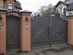Кованые ворота фото