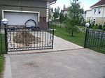 Кованые ворота фото