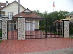Кованые ворота фото