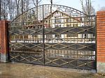 Кованые ворота фото