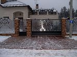 Кованые ворота фото
