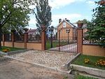 Кованые ворота фото
